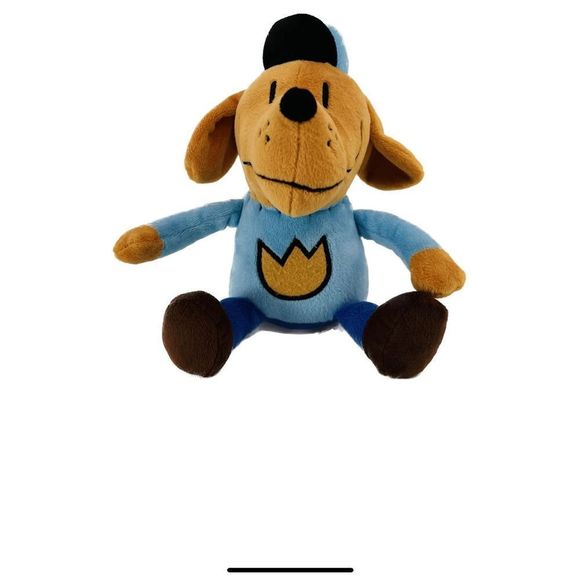 DOG MAN Plush 9" Stuffed Animal Doll Dav Pilkey Graphic Novel Book Character - Picture 1 of 6